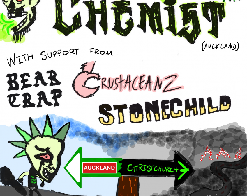 Death Chemist’s First Adventure To Christchurch!!