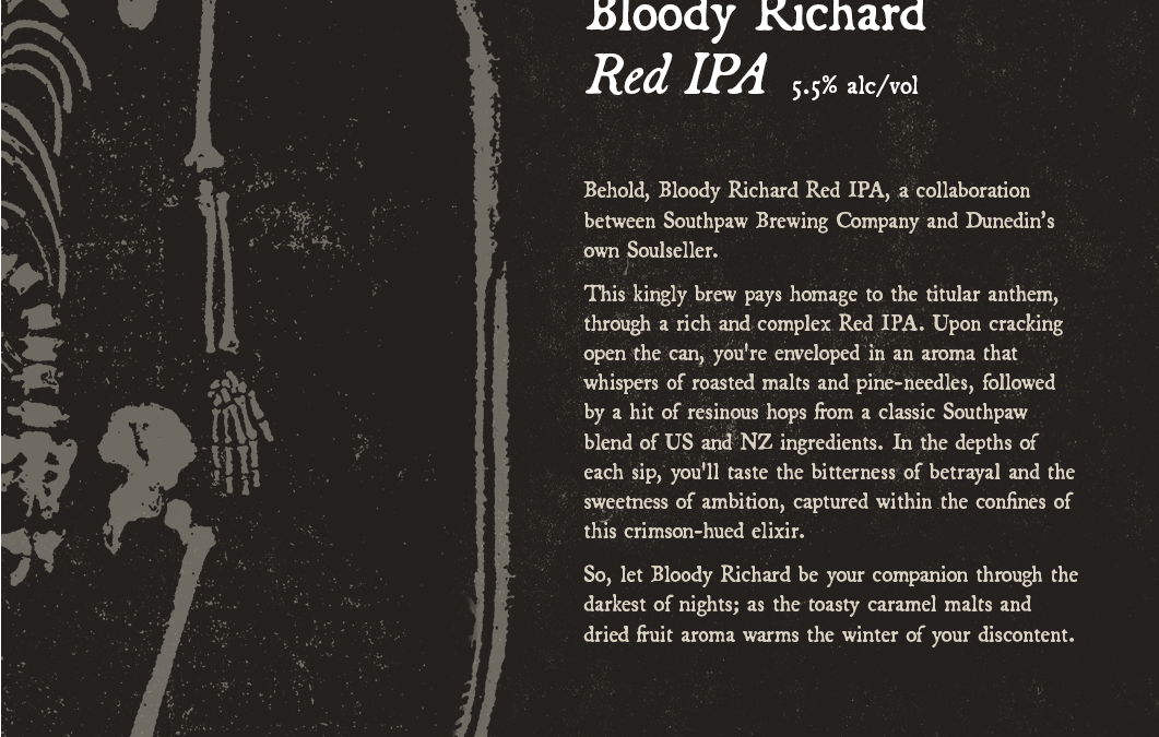 Soulseller x Southpaw Brewing: Bloody Richard Beer Release Party