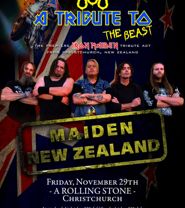 MAIDEN NEW ZEALAND with 666: A TRIBUTE TO THE BEAST