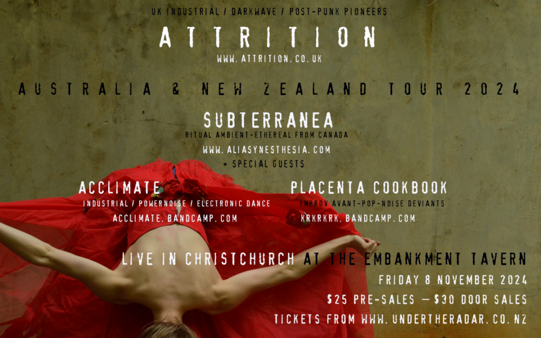 Attrition (UK) – Australian And New Zealand Tour 2024