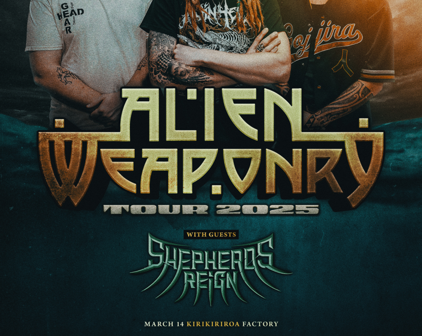 Alien Weaponry With Support Shepherds Reign