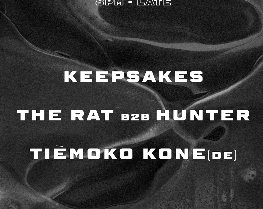 MONOKROM Invites: Keepsakes, The Rat, Hunter, Tièmoko Koné