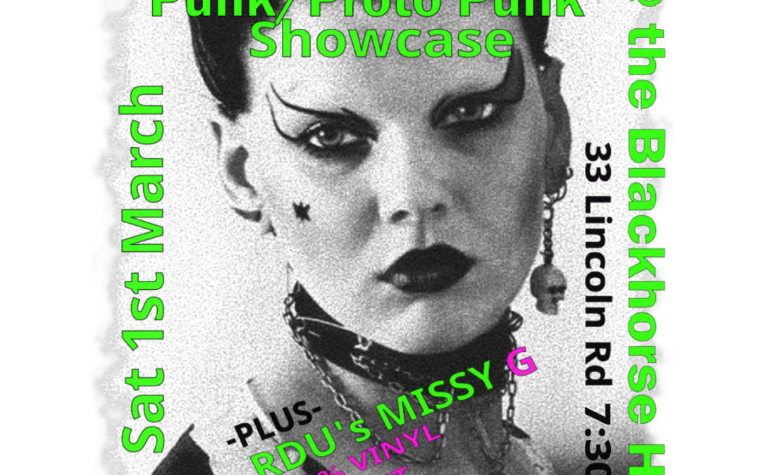 FREE SHOW: Radio On Proto Punk/Punk Showcase plus RDU’s Missy G