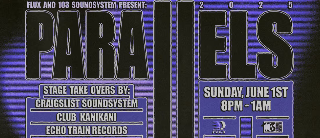 FLUX & 103 SOUNDSYSTEM PRESENTS | PARALLELS
