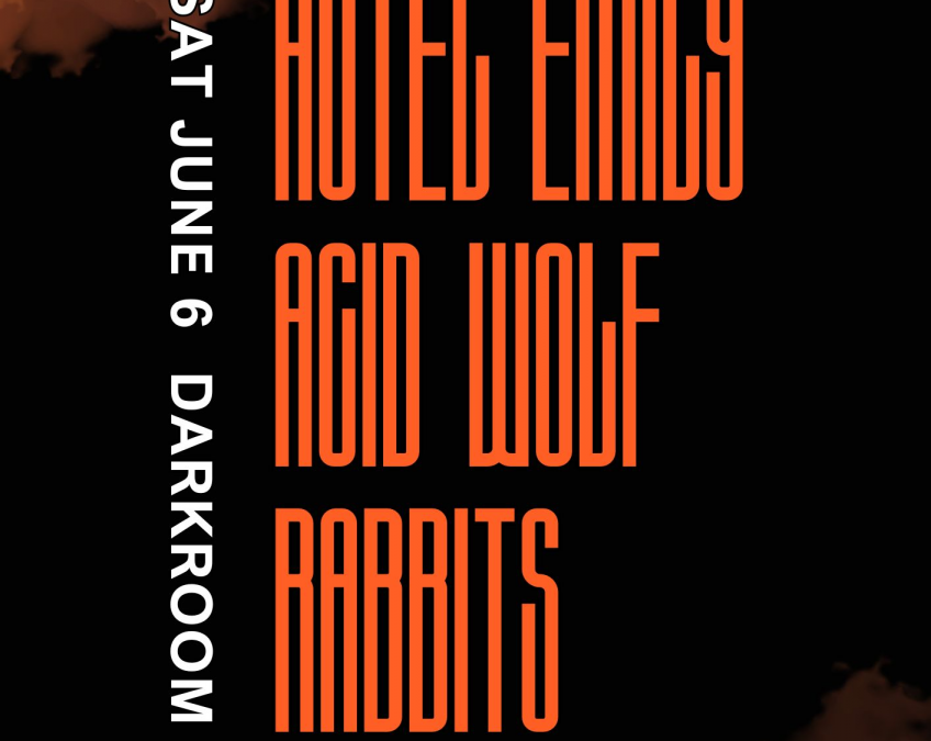 Rabbits, Hotel Emily And Acid Wolf – Live At Darkroom